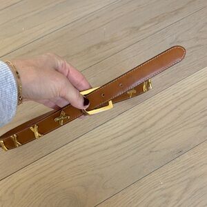 Paloma Picasso Brown Leather Belt M/75